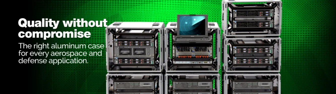 Quality without compromise — the right aluminum case for every aerospace and defence application